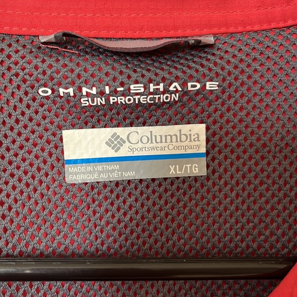 Columbia Sport Wear Company Omni- shade long sleeve Bottom Up shirt sz: XL - Picture 2 of 4